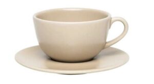 Чайная пара OXFORD бежевая 200 мл, H 140 мм артикул AY04-5507