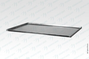 Противень для выпекания ПДВ - 530*325*10, нерж. сталь, перфорированный, 4 борта