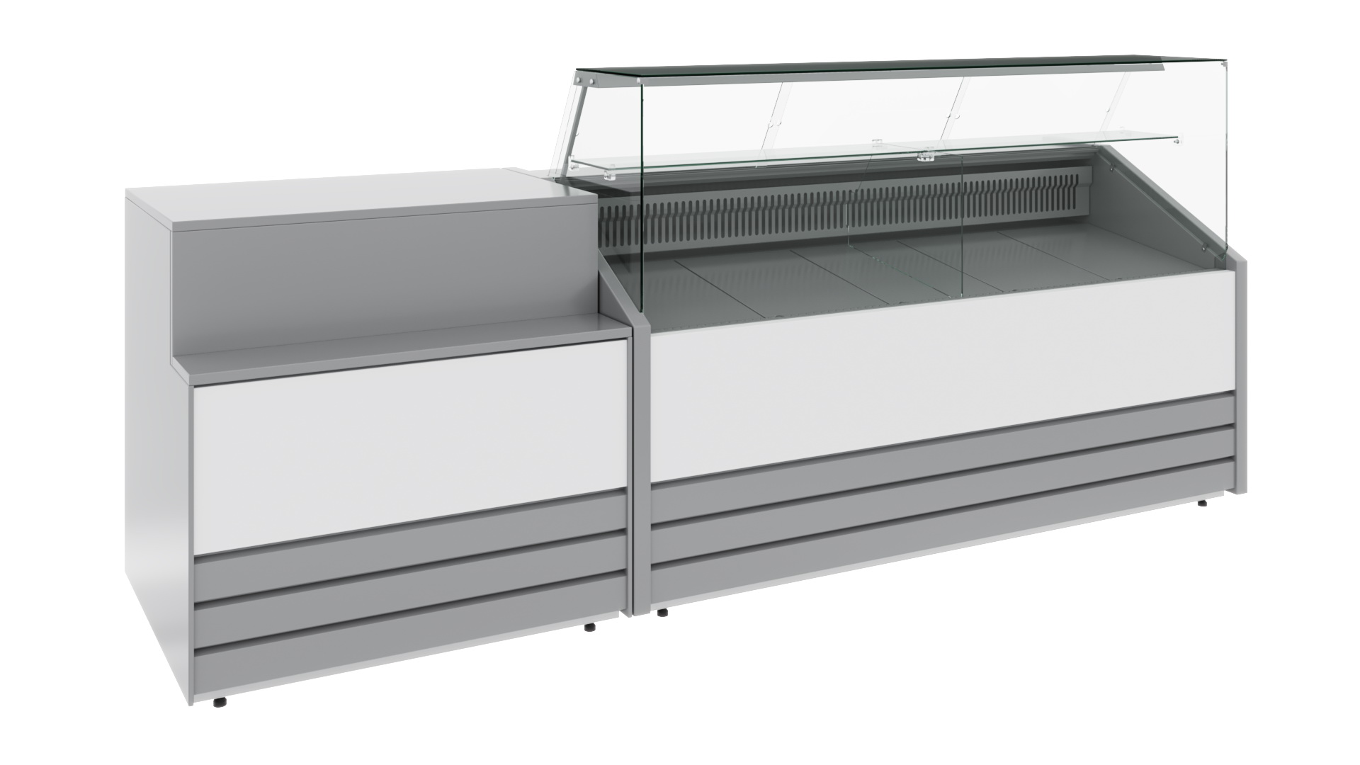 Витрина холодильная Carboma Colore GC75 VV 1,2-1 (динамика) (9006-9003)