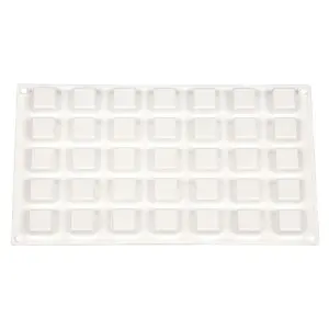 Форма силиконовая "Микро квадрат" 35 ячеек 23*23*10 мм, P.L. Proff Cuisine