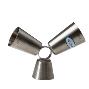 Джиггер MGSteel 30/45/60 мл, D 42/40/44 мм, H 125 мм артикул 73886