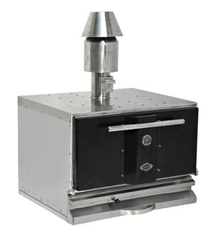 Печь на твердом топливе (хоспер) Empero EMP.PKF-40-S черная