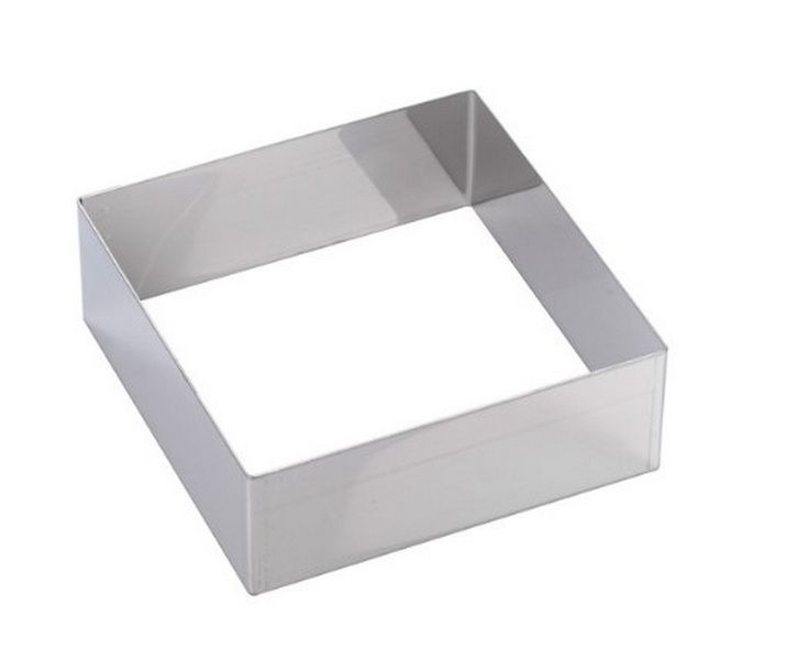 Кольцо кондитерское Martellato 5H5X14 Квадрат L 140 мм, B 140 мм, H 50 мм артикул 5H5X14