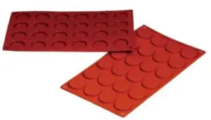 Форма силиконовая P.L. Proff Cuisine "Флорентинс" 24 ячейки d 35 мм, h 5 мм (30*17,5 см)