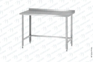 Стол производственный СПРн - 600*800*860 "Norma Zn" (полка-обвязка; ножка угловая)