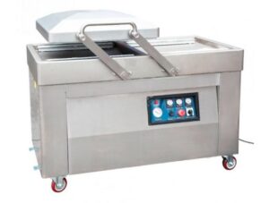 Упаковщик двухкамерный Hualian Machinery DZ-510/2SA SS (нерж.,обрезка) (HVC-510S/2A)