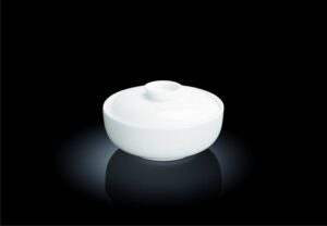 Бульонница Wilmax 320 мл, D 125 мм, H 60 мм без ручек, с крышкой артикул 991137