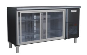 Холодильный стол Carboma 570 Inox Bar T57 M2-1-C 0430-1 корпус нерж, без борта (BAR-360K)