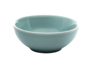 Блюдце для варенья Башкирский фарфор Акварель Классический 80 мл, D 86 мм, H 35 мм, светло-голубой артикул ИРЗ 23.80.А.С - Г