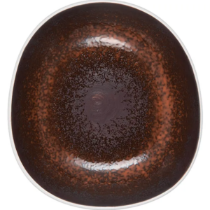 Тарелка глубокая Le CoQ Estia L 190 мм, B 175 мм, H 50 мм, коричневый, белый артикул LEST019RG004190