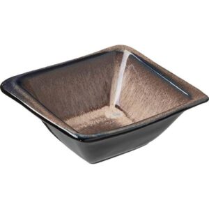 Салатник Борисовская Керамика «Пати» квадратный; 250мл; H45, L130, B130мм. фарфор; серый, синий артикул ФРФ88803893