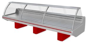 Холодильная витрина Марихолодмаш Парабель ВХС-2,5 (без боковин, ТРВ, две тумбы)