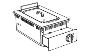 Фритюрница электрическая Apach Chef Line SLDI7FRIE4S10 серия 700 встраиваемая