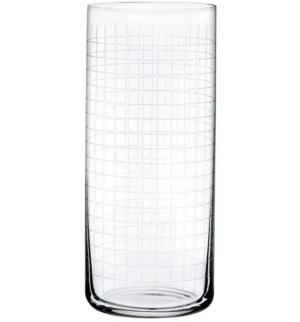 Стакан Хайбол NUDE Finesse Grid 350 мл, D 60 мм, H 127 мм артикул 64011-Grid