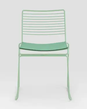 Стул обеденный Danny зеленый с подушкой