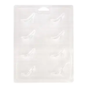 Пластиковая форма "Туфелька" 8 ячеек 43*31*11 мм, P.L. Proff Cuisine