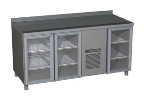 Холодильный стол Сarboma T70 M3-1-G (3GNG/NT) с бортом (0430-2 корпус нерж)