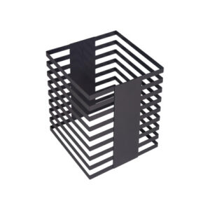 Подставка фуршетная Luxstahl 300х300х380 мм черный артикул мки308/2