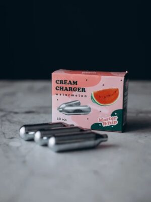 Баллончик для сифона для взбивания сливок MasterWhip "Арбуз" N2O (Набор 10 шт.) артикул 70090