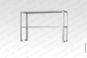 Полка-надстройка настольная ПННб - 800*400*400 "Base", цинк, 1 уровень