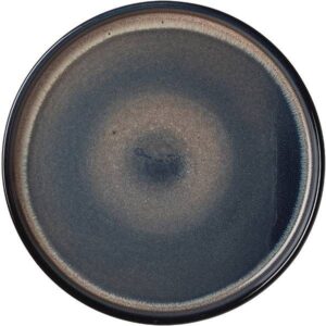 Блюдо Борисовская Керамика «Пати»; D25, H2см, фарфор; серый, синий артикул ФРФ88804193