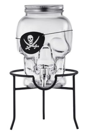 Банка-емкость с краном P.L. Proff Cuisine Skull Череп 3000 мл, H 375 мм артикул BKDP0029