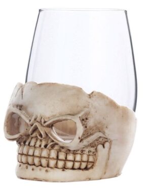 Бокал для коктейля P.L. Proff Cuisine Skull Череп 550 мл, H 130 мм, D 70 мм артикул DT07959-2