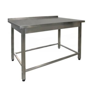 Стол производственный Финист СППр (1200х600х850) борт, полка сплошная нерж.сталь