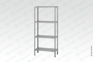 Стеллаж полочный СПЛн - 1500*600*1600 "Norma Inox" (полка перфорация 4 шт.)