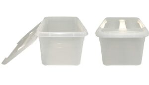Контейнер для хранения продуктов MGprof прямоуг. с ручкой, с белым зажимом 300*230 мм. 8 л. артикул 1720 б