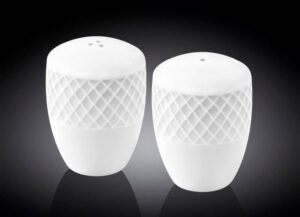 Набор для специй Wilmax: солонка и перечница 2 шт. от Юлии Высоцкой (фирменная коробка) артикул WL-880124-JV/2C