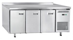 Стол холодильный Abat СХС-70-02 с бортом (дверь, дверь, дверь)