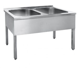 Ванна моечная 2-секц. ВМП-6-2-5 РЧ (каркас крашеный)