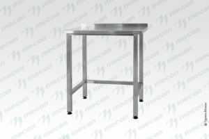 Стол производственный СПРн - 600*600*860 "Norma Inox" (полка-обвязка; ножка профильная, тр. 40*40)