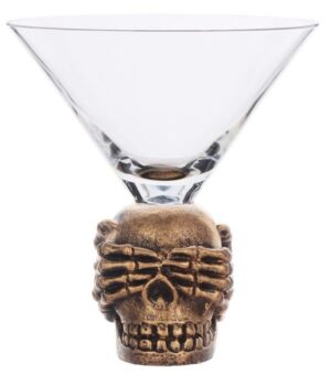 Рюмка для коктейлей P.L. Proff Cuisine Skull Череп 220 мл, H 130 мм, D 115 мм артикул MT07961-2