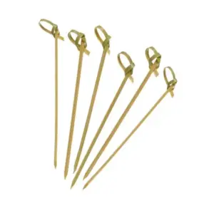 Шпажка бамбуковая "Крючок" 15 см, (100 шт в упаковке)
