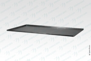 Противень для выпекания ПДВ - 600*400*10, черная сталь, сплошной, 3 борта, откр. 600 мм