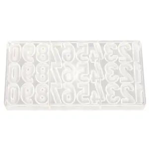 Пластиковая форма "Цифры" 30 ячеек 40*25*7,5 мм, P.L. Proff Cuisine