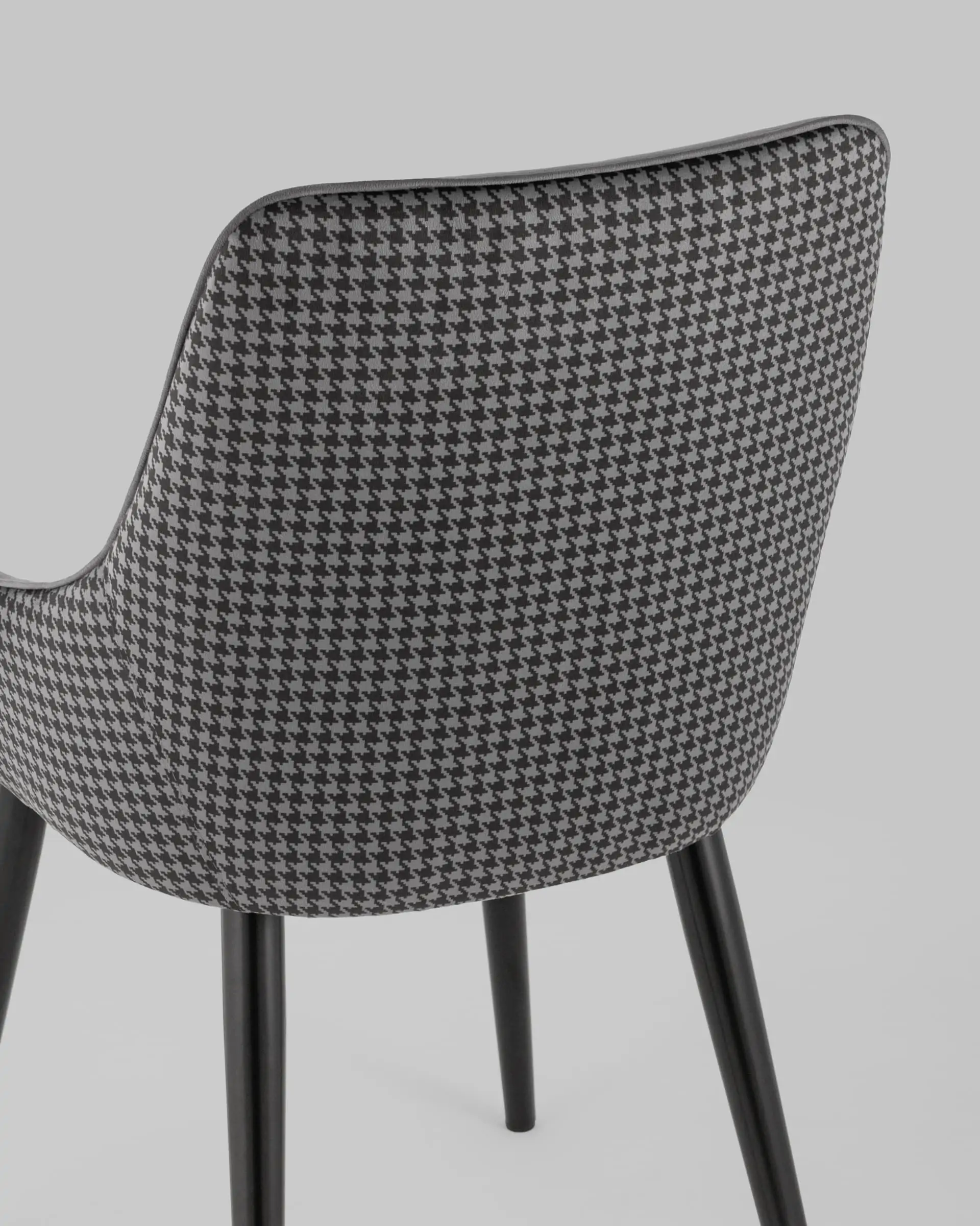 Стул Джоан велюр серый гусиная лапка 2 шт