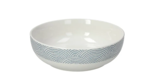 Салатник Tognana Orientale 900 мл, D 185 мм, H 57 мм, белый/синий артикул ED001196016