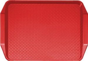 Поднос Cambro 1217FFH 163 300х430 мм полипропилен с ручками красный артикул 1217FFH 163