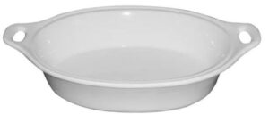 Блюдо для запекания KunstWerk Paula белое L 405 мм артикул A7877