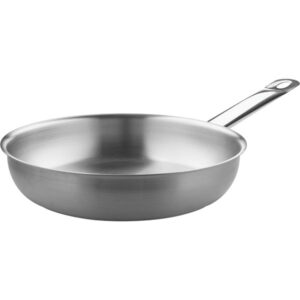 Сковорода ProHotel BARS18 induction D 240 мм, H 55 мм, дно-сэндвич, нерж. сталь артикул 4021609