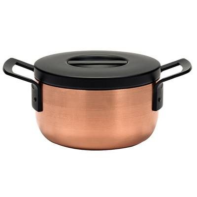 Кастрюля Serax Base Cookware 3,25 л, D210 мм, H130 мм с крышкой цвет медный черный артикул B2719003C