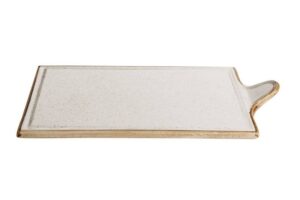 Блюдо для подачи сыра Porland Seasons Beige 18*30 см артикул 358134 BEIGE