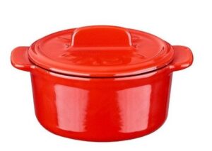 Кокотница LAVA FOLK SERIES 0,3 л, D 90 мм, H 60 мм красная артикул LV Y TC2 9 KP R