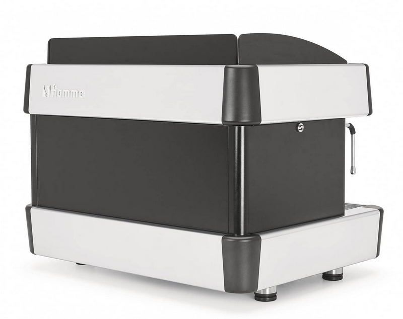 Кофемашина рожковая полуавтоматическая FIAMMA Quadrant 2 TC Black (2 высокие группы)
