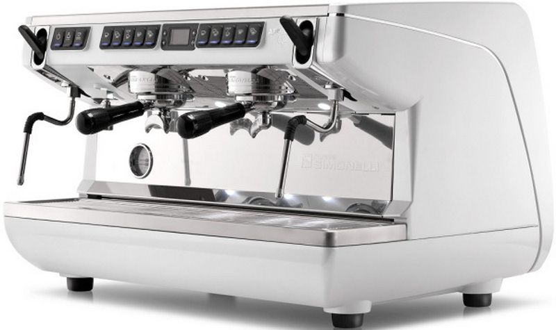 Кофемашина рожковая автоматическая Nuova Simonelli Appia LIFE 2gr Timer 220V white+high groups+economizer