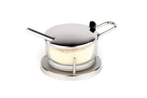 Пармезанница с ложкой APS стекло, прозр., 180 мл, D 105, H 70 мм артикул 40330