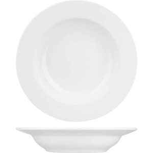 Тарелка KunstWerk Paula белая 500 мл, D 235 мм, H 45 мм артикул P0098624
